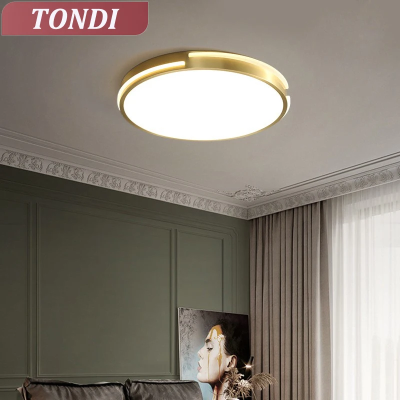 

Nordic Simple Bedroom Lamp Living Room Study Lamp Round Gold Led Ceiling Lamp Dining Room Ceiling Pendant Lamp Indoor Lighting