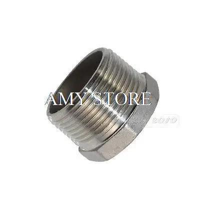 1 1/4 "ชาย X 1" หญิง BSPP สแตนเลสเกลียว REDUCER BUSHING ท่อ