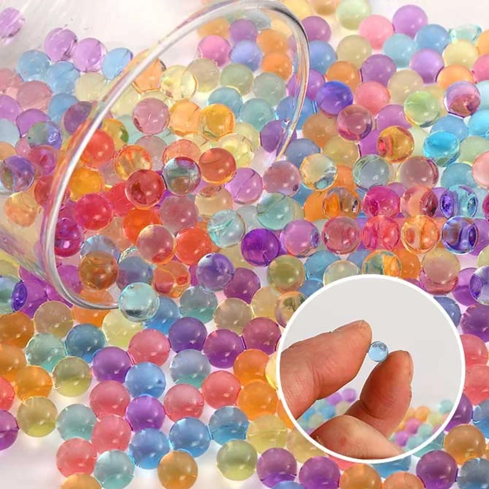 5Packs Water Marbles Balls Bullets Kids Water Gun Toy 7-8mm BB Pistol Cap Pistol Guns Pellets Toy Water Bombing Accessor