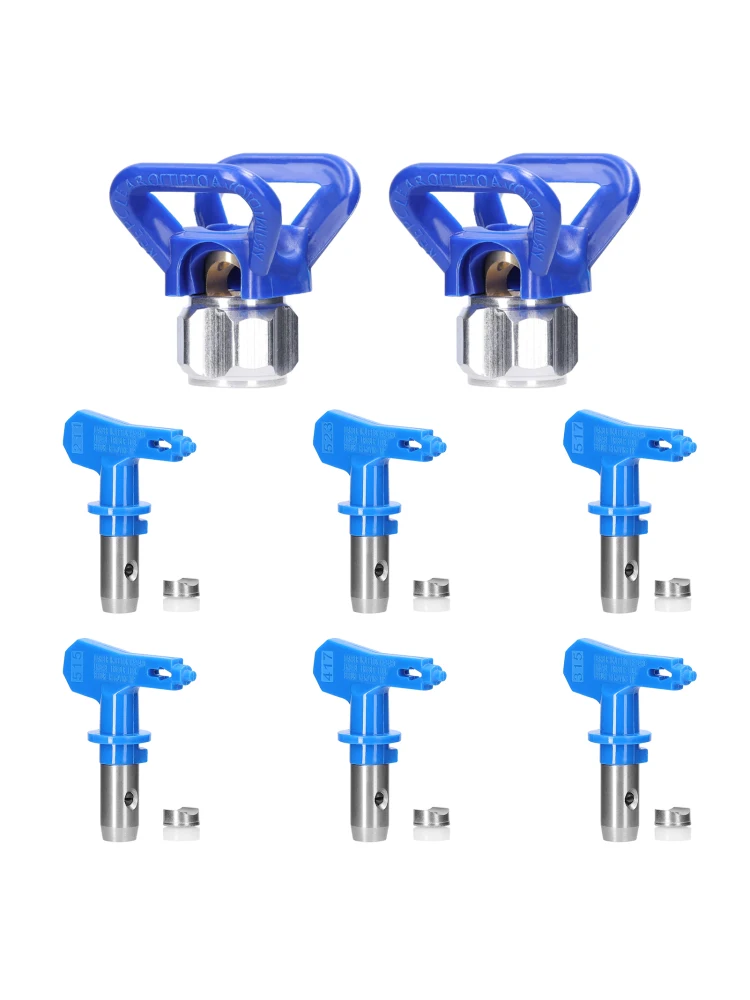 Airless Paint Nozzles Set Reversible Spraying Machine Tips Airless Paint Sprayer Nozzle Kit Spraying Machine Accessory