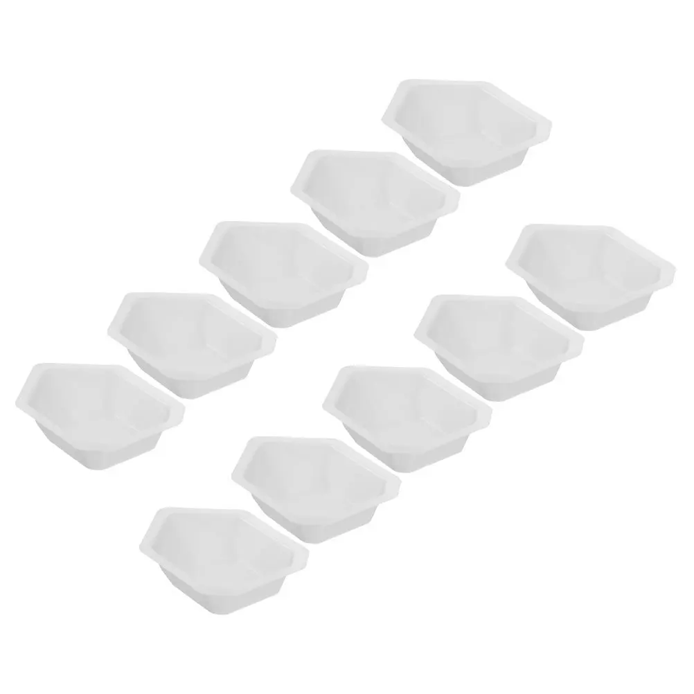 10 قطعة مقالي الوزن قابلة لإعادة الاستخدام البلاستيك مقاومة للانسكاب مختبر وزن القوارب لعينة دقيقة وزنها قوارب