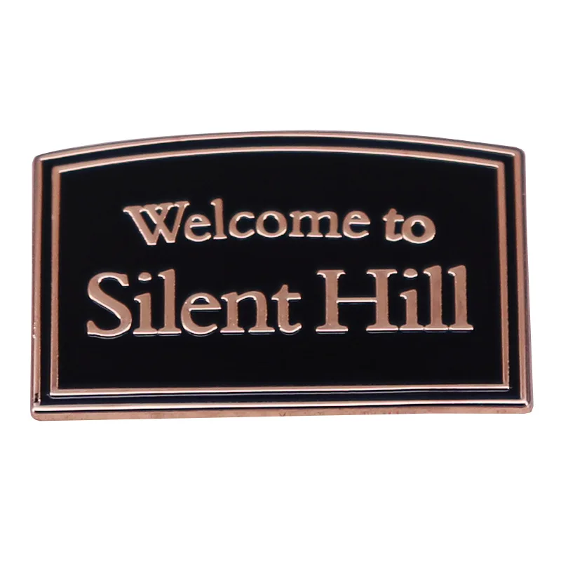 Horror Game Welcome To Silent Hill Enamel Pins Metal Brooch Badge Fashion Jewelery Clothes Hat Backpack Accessory Gifts