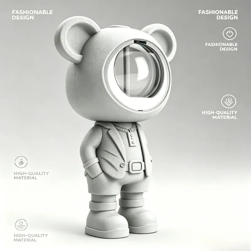

Creative Bear Humidifier USB Portable Cool Mist Desktop Humidifier For Home Office Bedroom Car Aromatherapy Diffuser Accessory