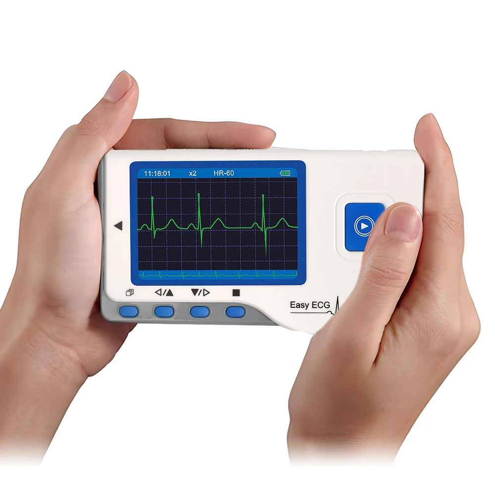 Przenośny domowy monitor EKG PC-80B z kolorowym ekranem