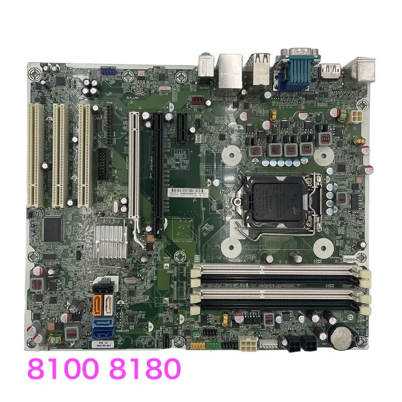 

Подходит для материнской платы HP Compaq 8100 8180 CMT 531990-001 505799-001 505800-001, материнская плата 100% протестирована, ОК, Полная работа