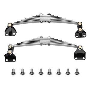 Metal ön arka süspansiyon yaprak yay plakası, yaylı askı 1:14 Tamiya RC kamyon SCANİA-vabis 770S R620 VOLVO, BENZ, adam, araba, 1 çift Yolda kupa için 6 büyük satış-no. 6