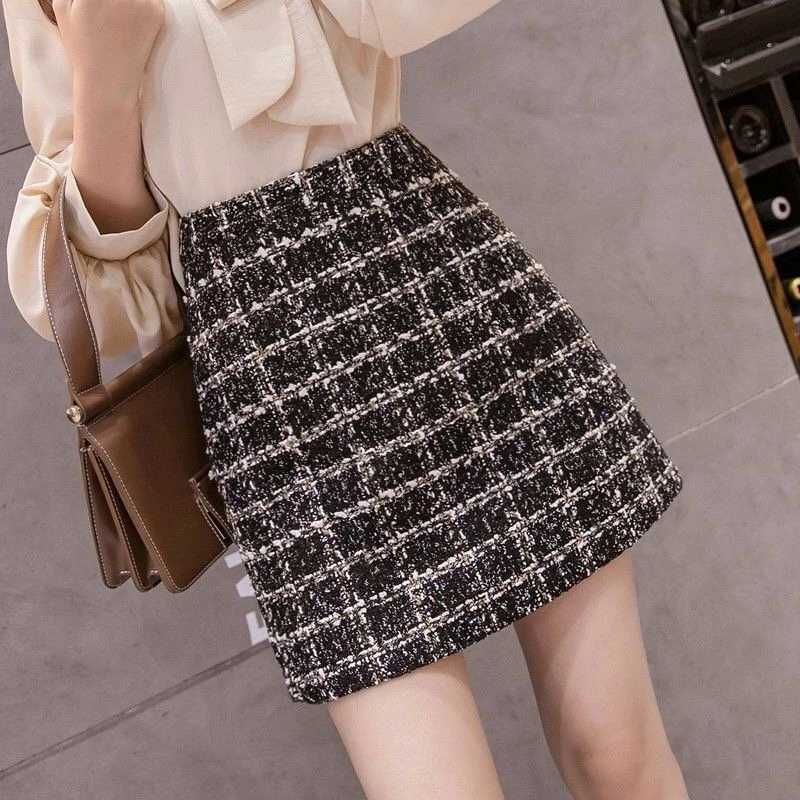 Glitter Party Skirts for Women High Waisted Black Sexy Hip Stretchy Korean Style Summer Short Mini Skirts Y2k Clothes Faldas