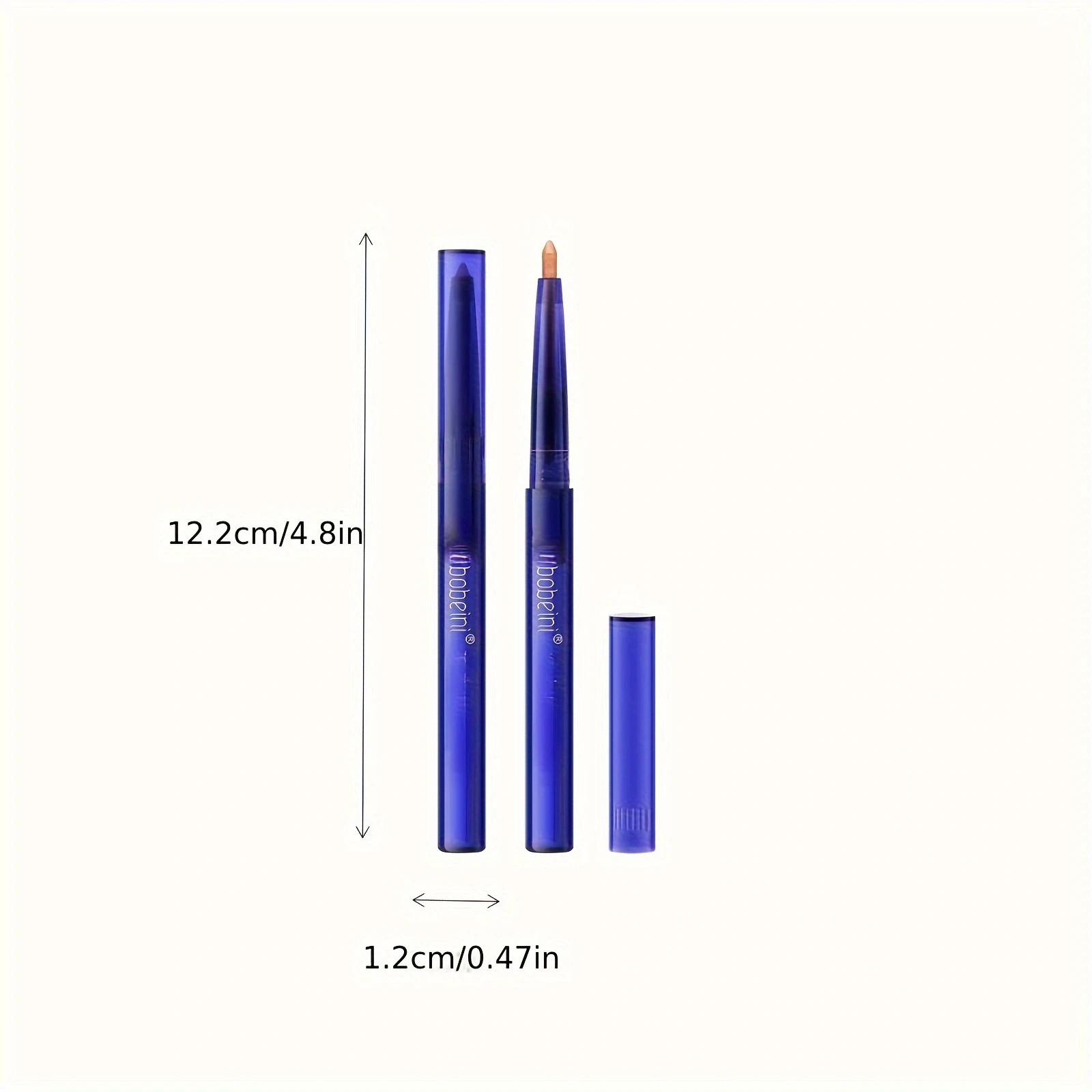 1 lápiz de sombra de ojos delineador de ojos resistente al agua brillante, antimanchas, sedoso, iluminador, púrpura/azul/verde, adecuado para maquillaje de escenario