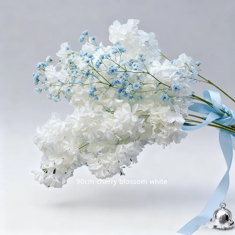 Wedding Decor Supply Store - 100 stuks 140 hoofden witte kunstbloemen
