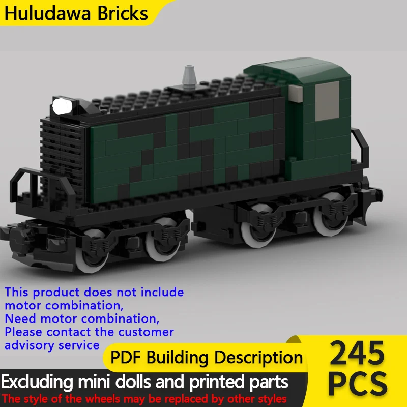 

Модель городского автомобиля MOC, строительные кирпичи S-12, дизельный локомотив, переключатель, модульная технология, детские праздничные подарки, сборные игрушки, костюм