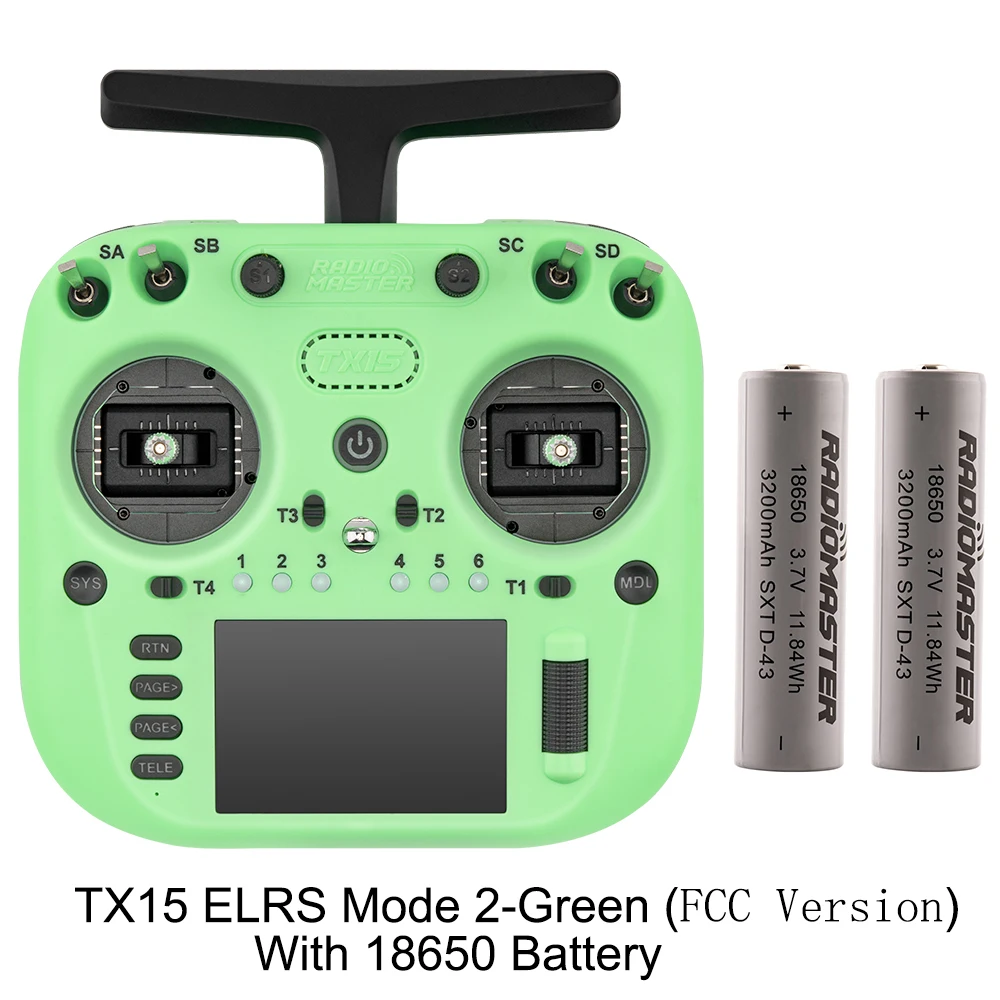Pre-Order Radiomaster TX15 3,5 inch IPS touchscreen radiocontroller ExpressLRS V5.0 Hall Gimbal ingebouwde gyromicrofoon