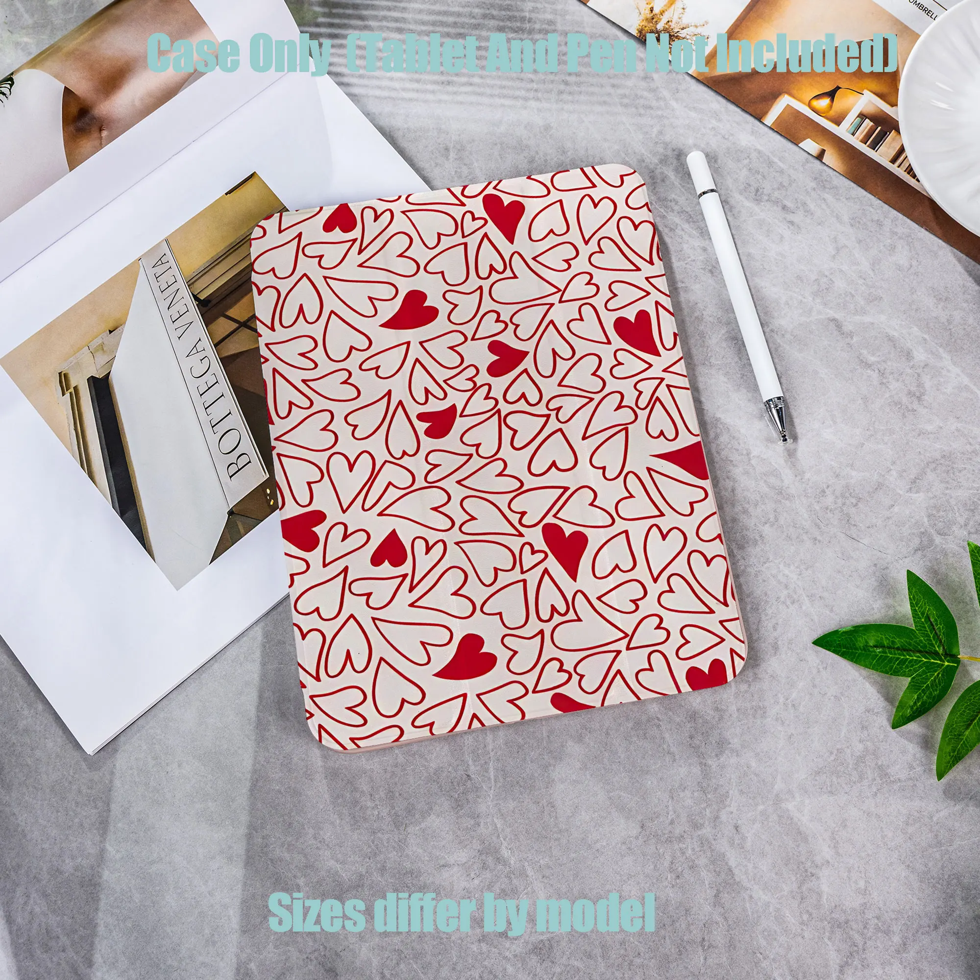 Shockproof TPU Tablet Protective Case with Pencil Holder Auto Sleep Wake for Apple /Samsung/Xiaomi/Redmi/Huawei/Honor