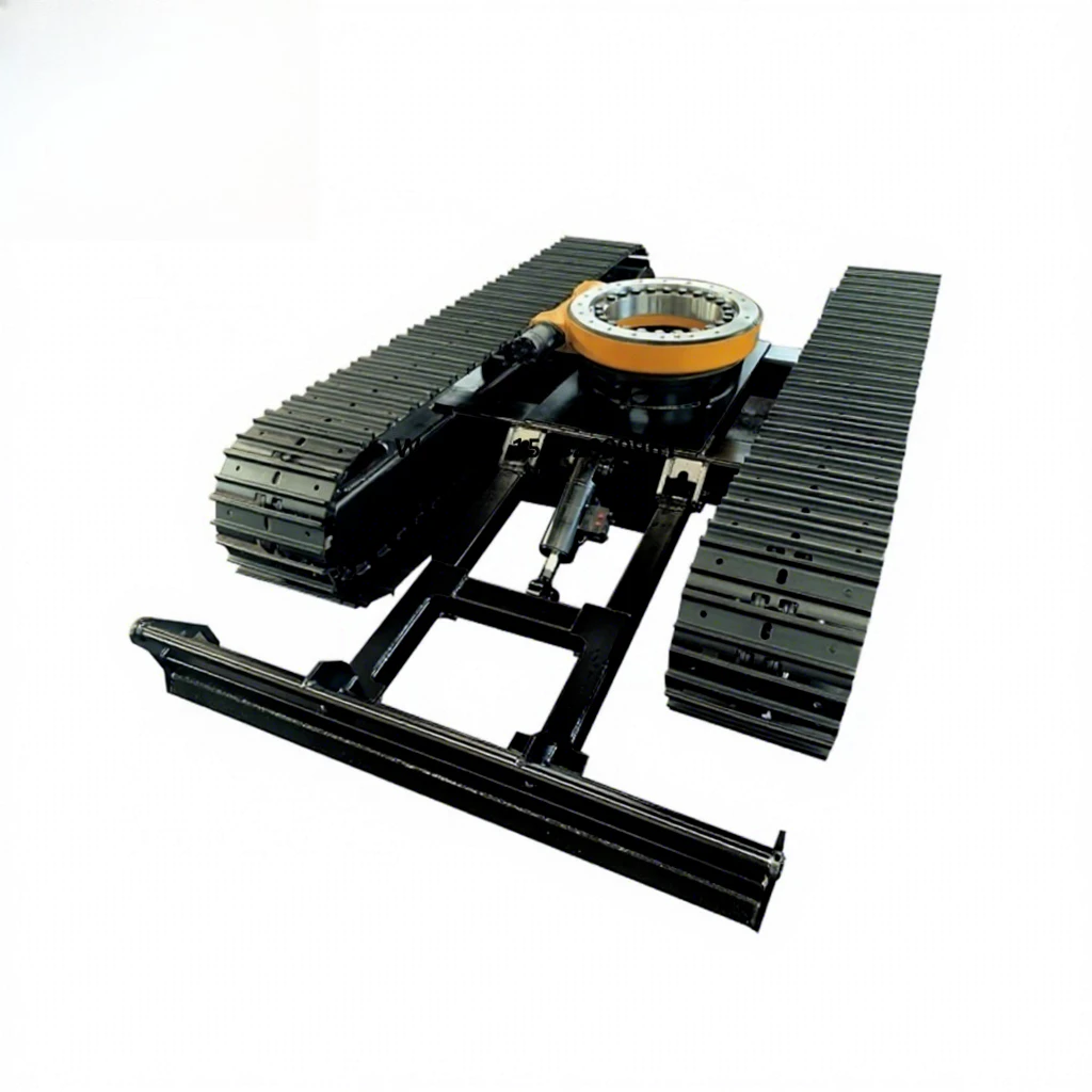 3 Ton 5 Ton 15 Ton Crawler Excavator Loader Drilling Rig Mobile Crusher Base Steel Track Chassis Hydraulic Undercarriage System
