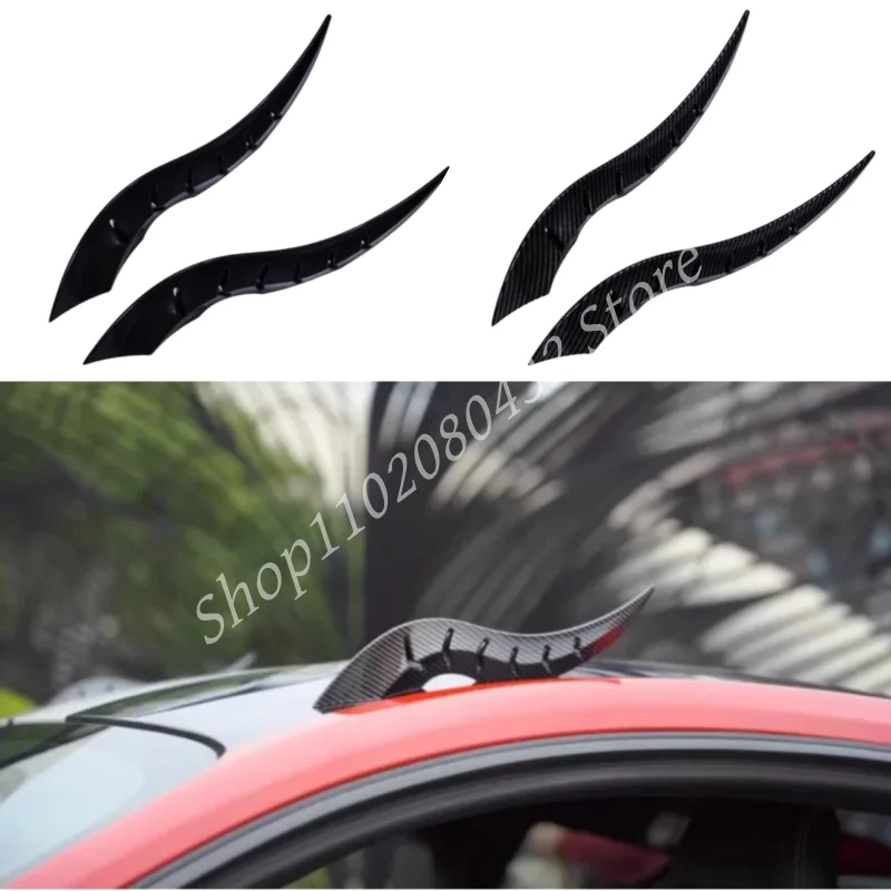 

FOR Toyota Corolla Camry 2010-2025 New Dragon Horn shaped Car Exterior Decoration (Arc Light Speed Flow Fin)