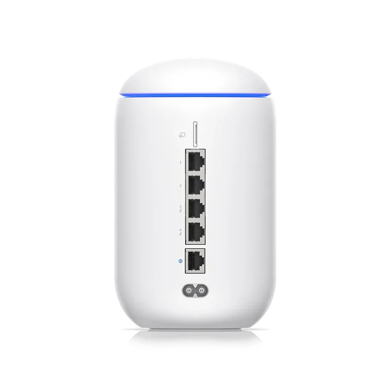 UBIQUITI UDR Dream Router Security Gateway, UniFi OS Console With An Integrated WiFi 6 Router And Multiple PoE & Storage Ports