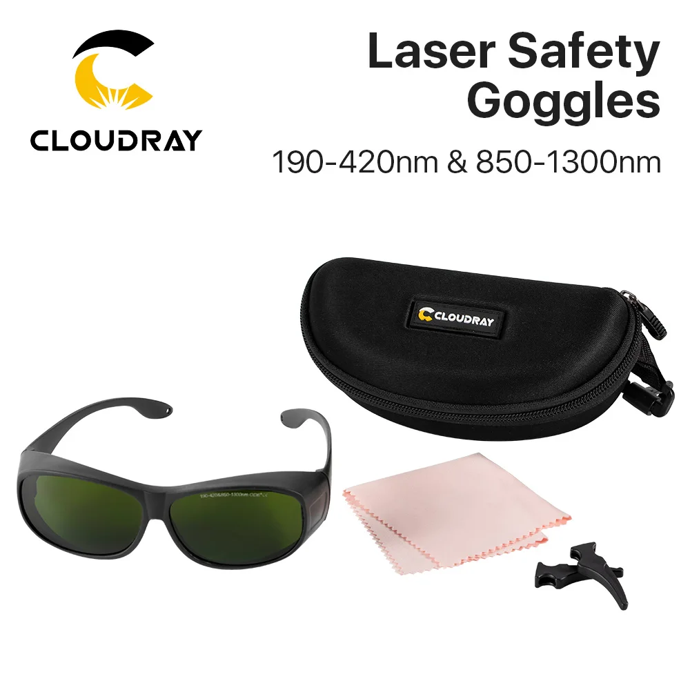 Cloudray 1064nm Style C OD6+ Laser Safety Goggles Protective Glasses Shield Protection Eyewear For YAG DPSS Fiber Laser