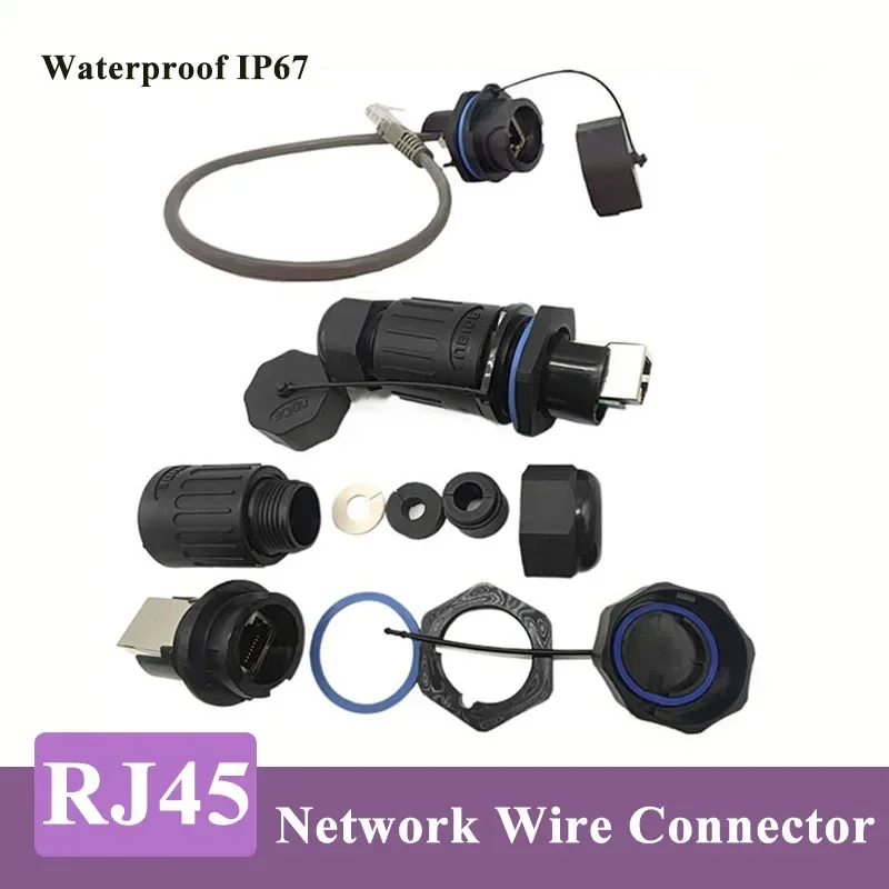IP67 RJ45 Netzwerkanschlusskabel Wasserdicht RJ45F71RA Schnallenverbindung Buchse F6 Aviation Stecker RJ45 RB Ethernet Stecker
