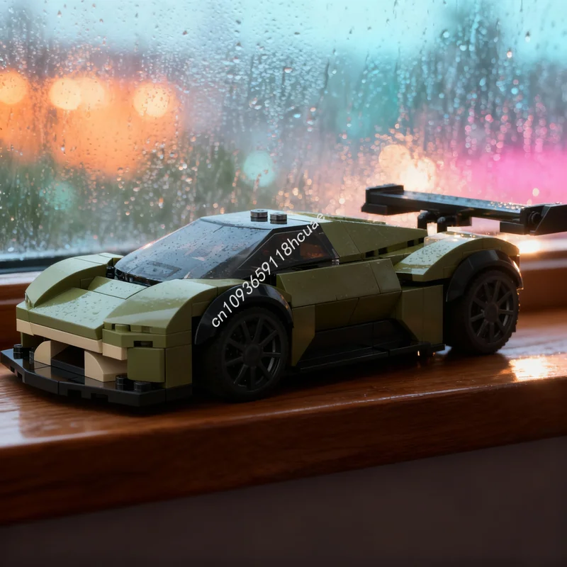 

225 деталей MOC: Конструктор «Городские чемпионы Брахем» — идеальный подарок на Рождество, развивающая игрушка для творчества и обучения