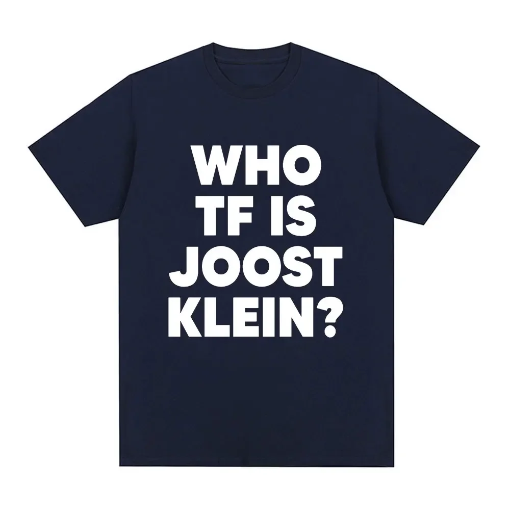 Who Tf Is Joost Klein T-shirt Europapa Eurovision Womens Harajuku Retro Tshirt Casual Loose Tshirt