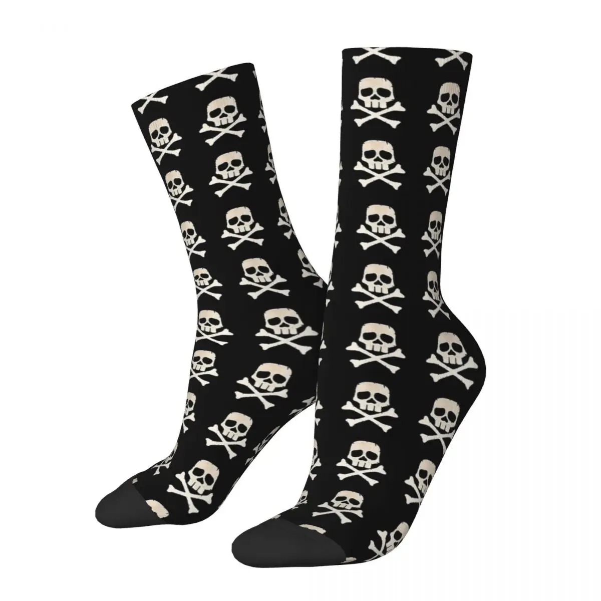 Captain Harlock Socks Skull Funny Stockings Men Warm Soft Outdoor Sports Socks Winter Pattern Anti-Slip Socks