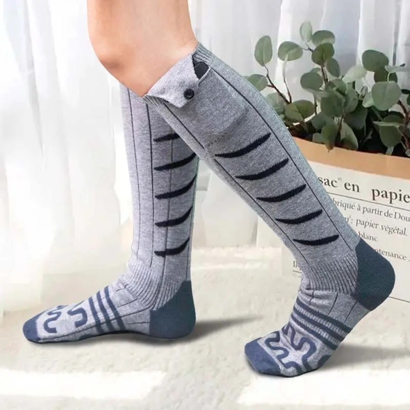 Electric Heating Socks Cold-Proof Winter Warm Thermal Socks Fast Heating Warm Winter Socks Washable for Outdoor Skiing Hiking