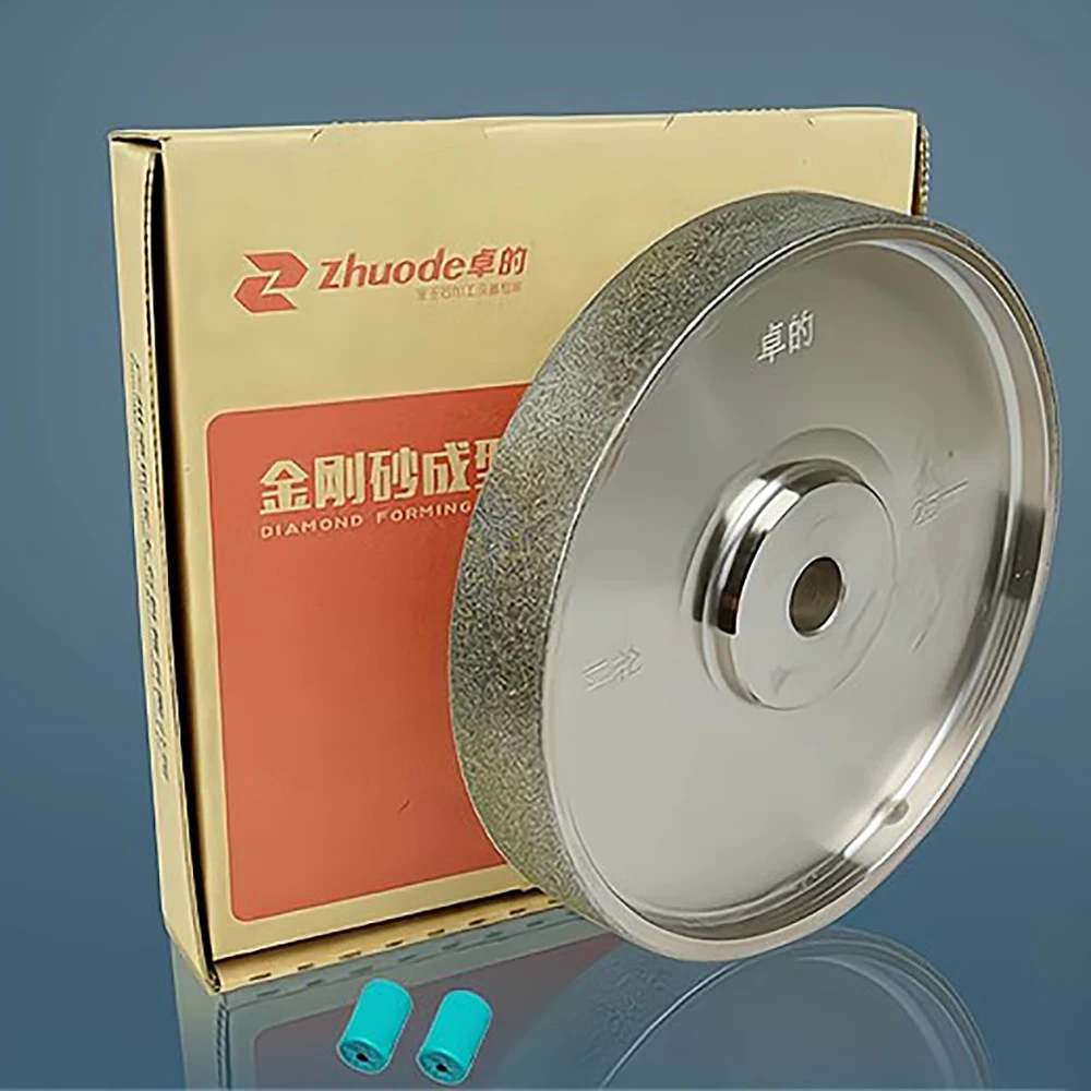 Flat Diamond Forming Wheel Jade, Agate, Amber, Beeswax, Jade Processing Tool 80 Mesh Grinding Wheel Hole Diameter 16MM