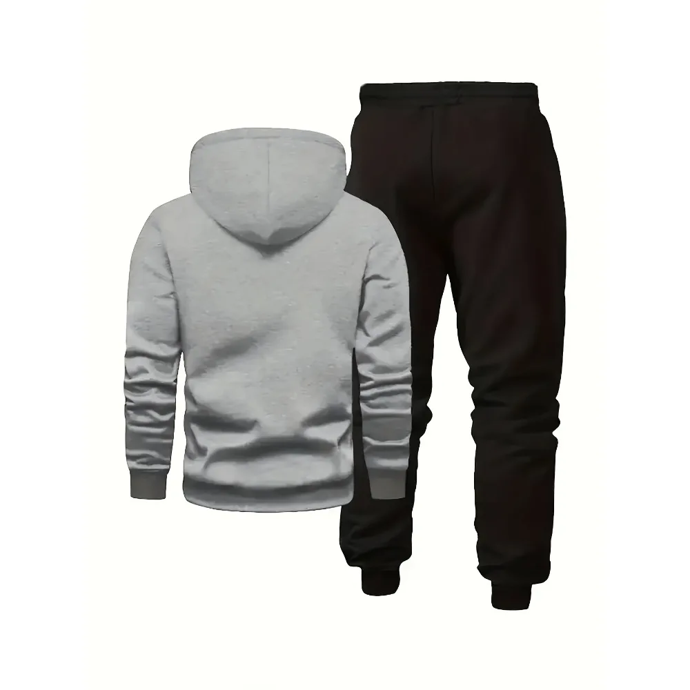 مجموعة هوديي رجالية جديدة لخريف وشتاء 2025 ، ملابس رياضية غير رسمية سميكة ودافئة ، ملابس غير رسمية ، نمط رياضي ، #4
