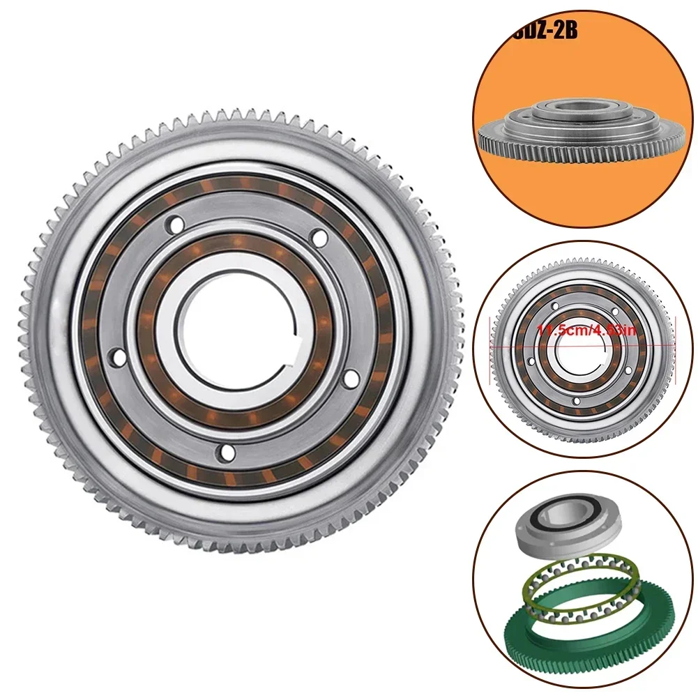 

Electric Drive Motor Helical Gear Upgrade Large 11.5cm Silver Gear Assembly For Tongsheng For TSDZ2B Integrated Reduction System