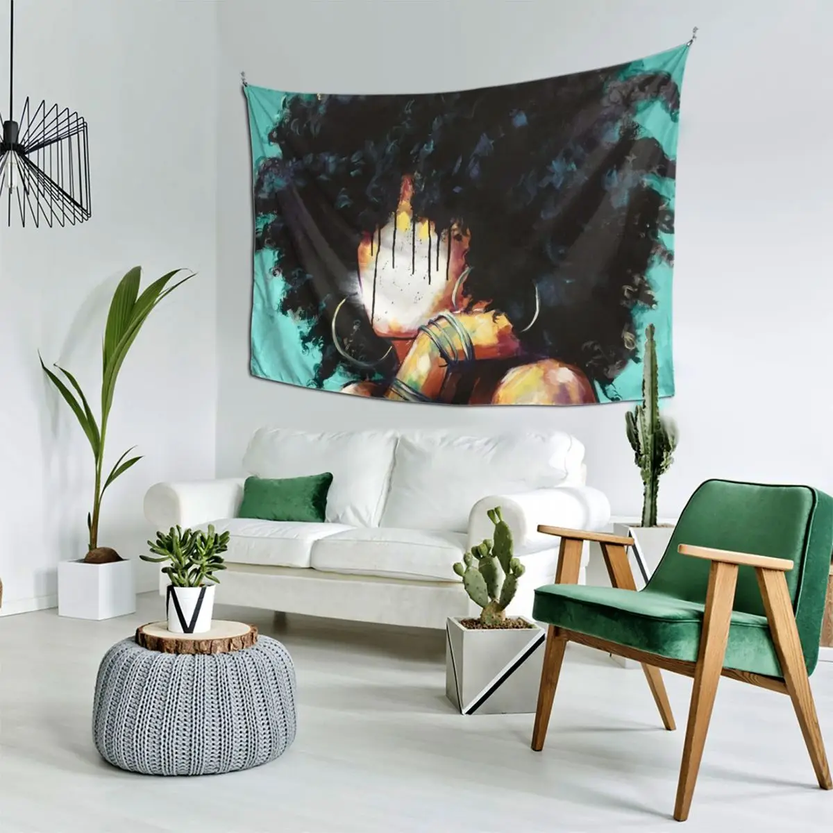 

Naturally II TEAL Tapestry Decoration For Bedroom Home Decor Accessories Wall Hanging Decor Room Decor Korean Style Tapestry