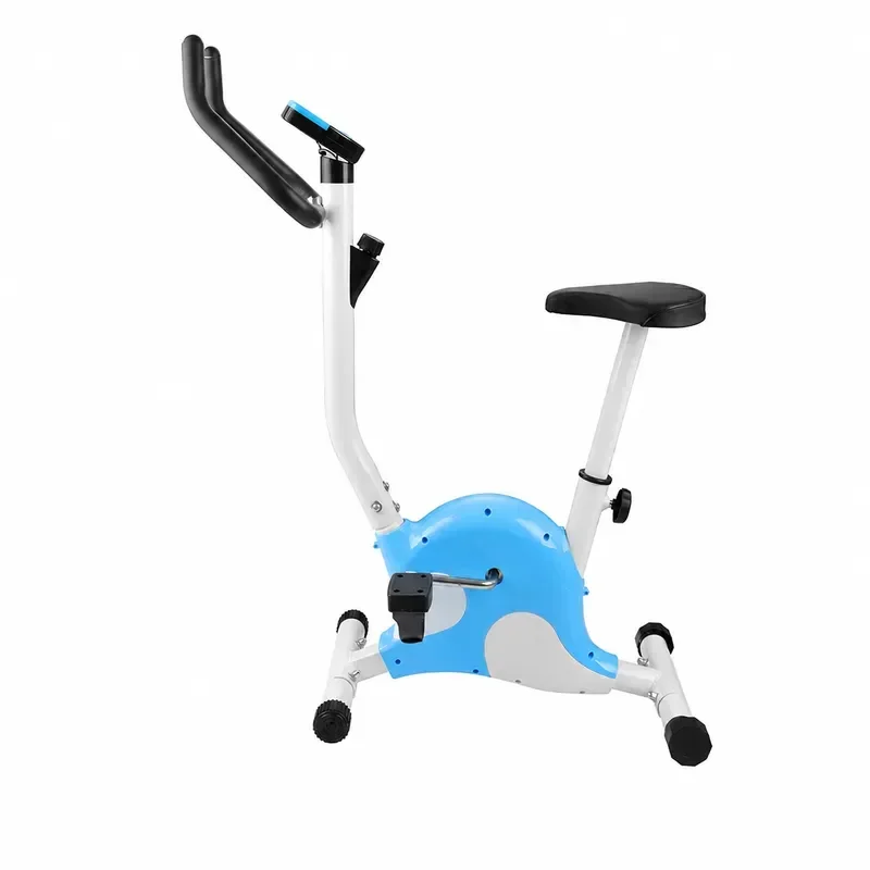 Silent Exercise Bike for Home Indoor Cycling Fitness Stationary Pedal Bike with Resistance Band Spinning Workout Equipment