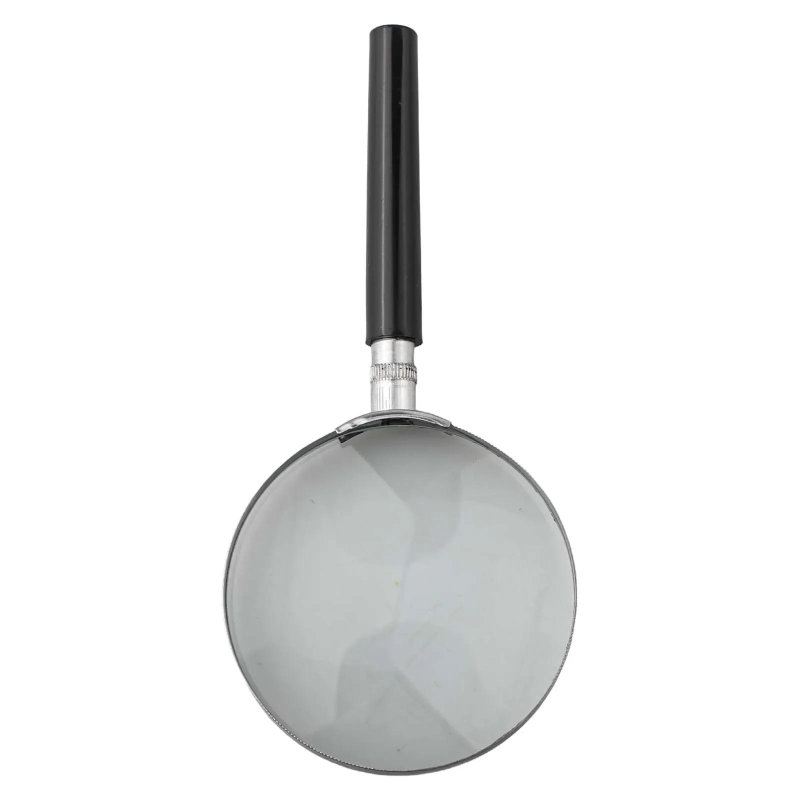 عدسة مكبرة 5X بمقبض معدني وعدسة زجاجية بصرية للاستخدام المحمول في عدسة القراءة والفحص بقطر 75 100 مم