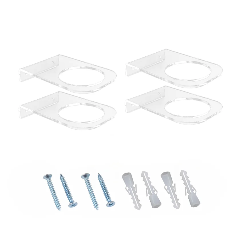 

Basketball Holder Wall Mount Acrylic Football Display Rack Invisible Clear Ball Holder Shelf