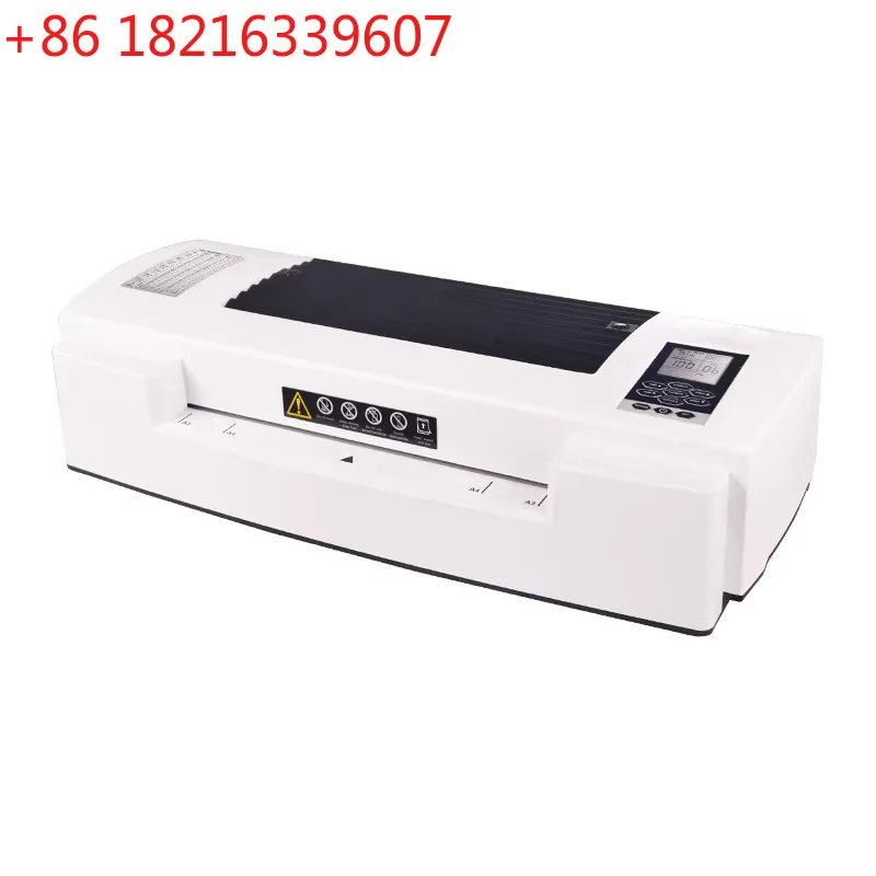 YAO Hot and Cold Laminator Machine Six Roller Laminating Machine A3 Laminating Machine for Office and Home Use 12-speed Adjustme