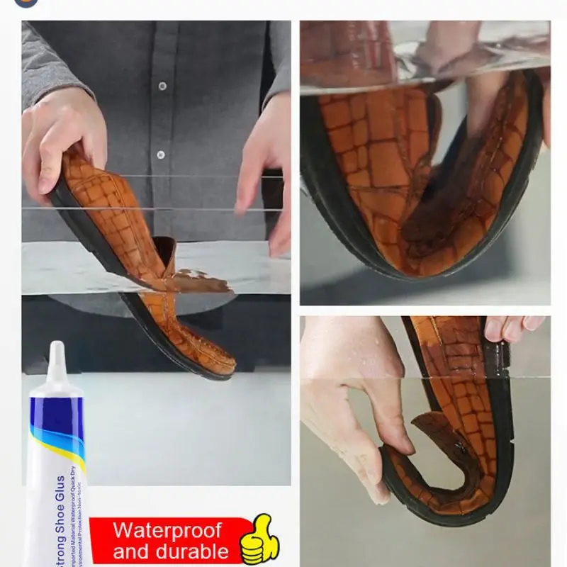 Super Strong Shoe Repairing Adhesive Waterproof Hard-wearing Waterproof Sealant Repair Glue Shoemaker Professional Repair Tools