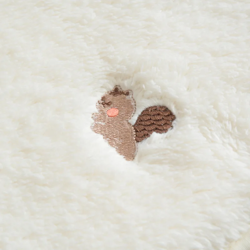 Winter kinder Onesie Cape Neugeborenen Baby Jungen Mädchen Kleidung Korallen Flanell Stickerei Swaddle Wrap Winddicht Warme Baby Outfit – Detail 11