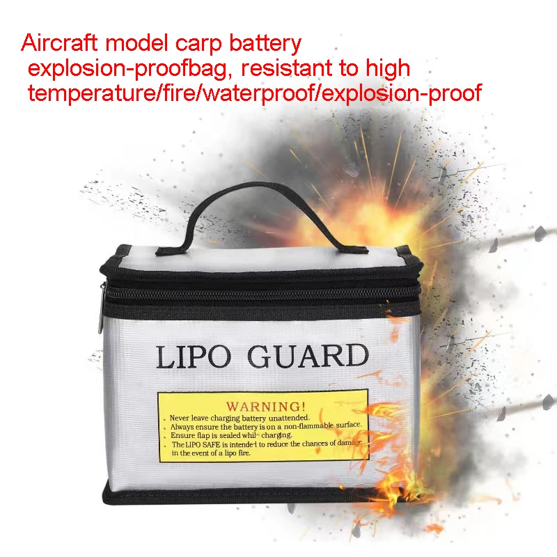 Fireproof Explosionproof Bag Lipo Battery Safe Bag 215*145*165mm RC Lipo Battery Guard Safe Portable Storage Handbag