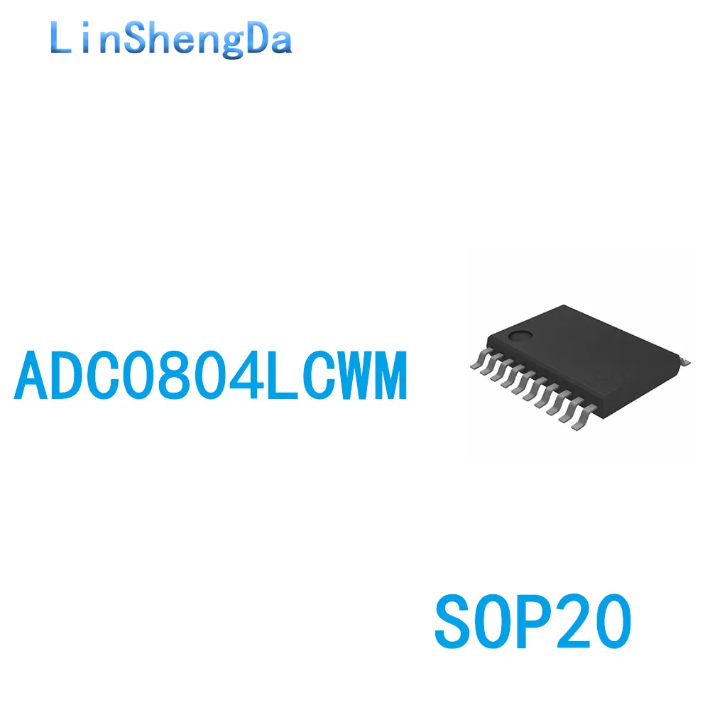 

10PCS ADC0804LCWM ADC0804 SMD SOP20 Digital to Analog Converter Chip IC