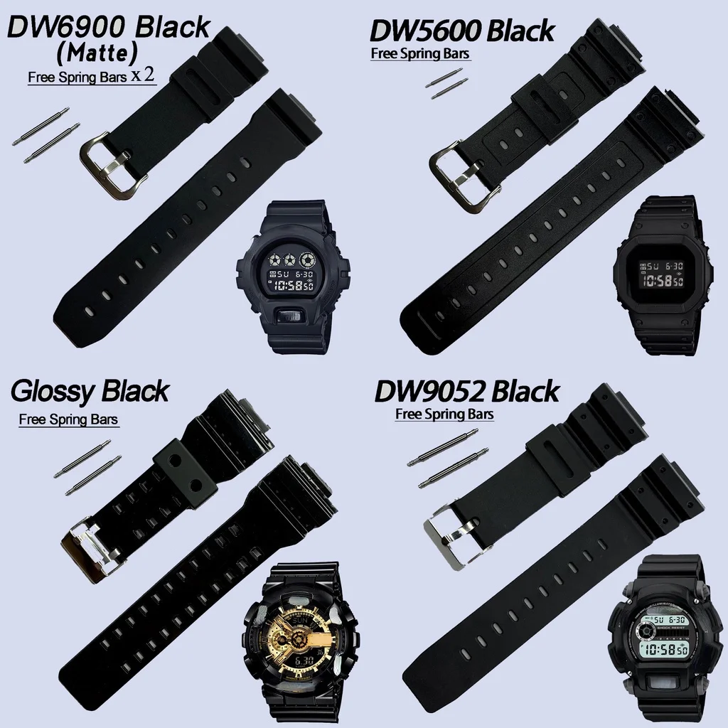 Rubber Watch Strap For G-Shock DW5600 DW6900 DW9052 GA110 Silicone Belt G Shock Bracelet Watchband Dw-5600 Dw-6900 DW-9052