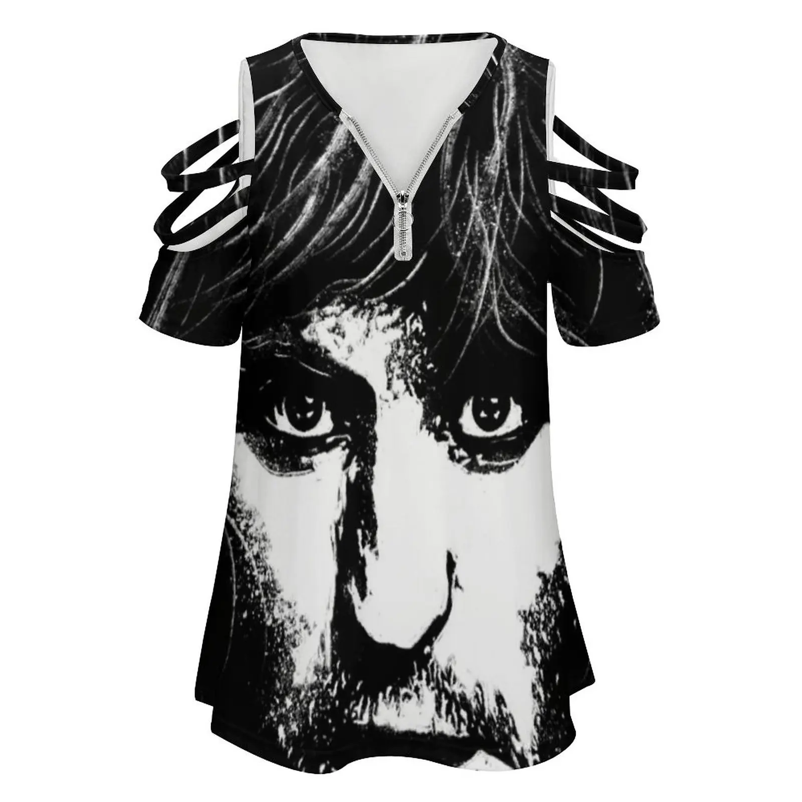 Portrait Of Noel Fielding Woman's T-Shirt Spring And Summer Printed T Shirts Various styles T-shirts Noel Fielding