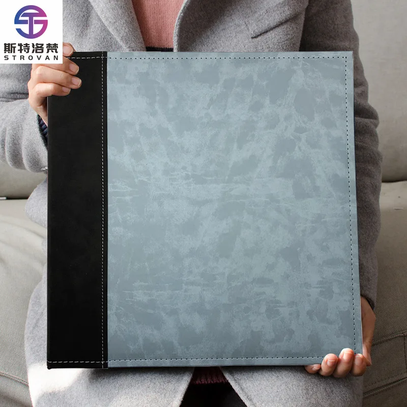 Large Capacity Self-Adhesive Sticky Laminated Family Photo Storage Book Photo Album Collection Commemorative Book