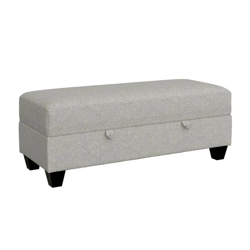

Gray Storage Ottoman with Stylish Design and Versatile Functionality for Home Decor and Organization