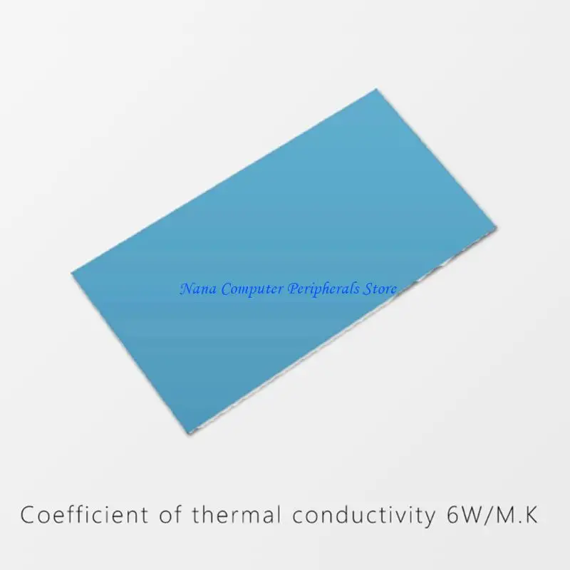 F68C 3PCS 0.3mm/0.5mm/1mm Thermal Pad 6.0 for W/for M.K High Efficient Thermal Conduc