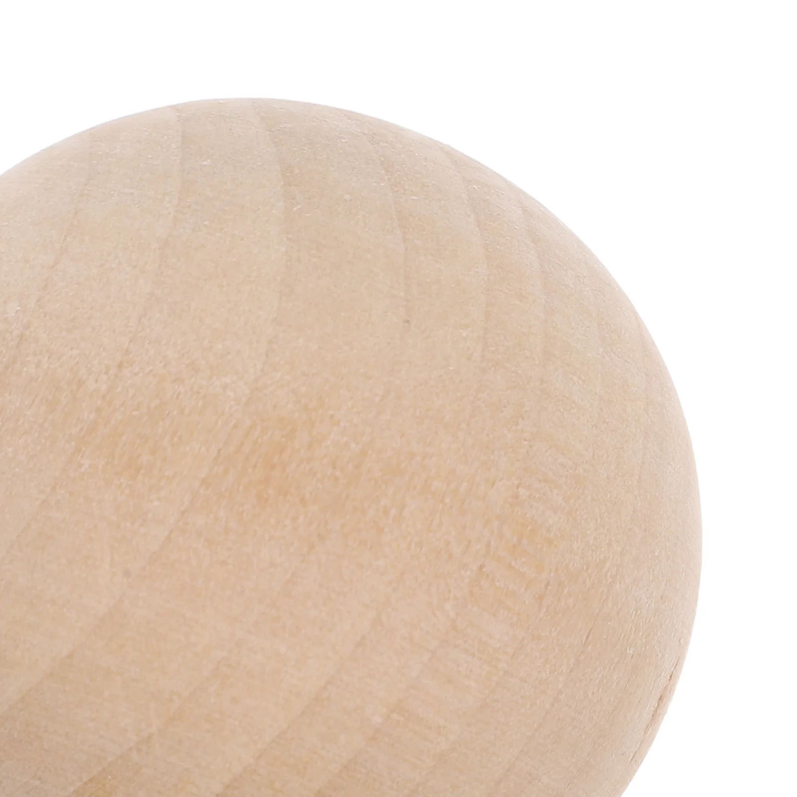 10Pcs Round Lotus Wood Beads Natural 40mm Mini Smooth Surface Solid Color DIY Jewelry Making Craft Beading Accessories Creative