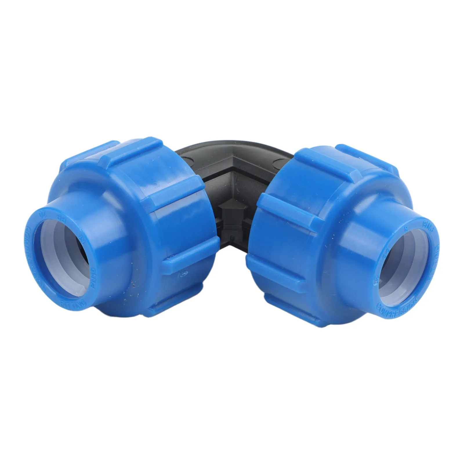 Polypropylene 90 Degree Threaded Coupling for Drip Irrigation Pipes Fits 20mm and 25mm MDPE Tubing Applications