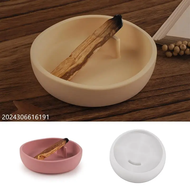 Aromatherapy Tray Plaster Cement Silicone Tray Mold DIY Jewelry Storage Container Desktop Candle Mold Home Craft Decoration