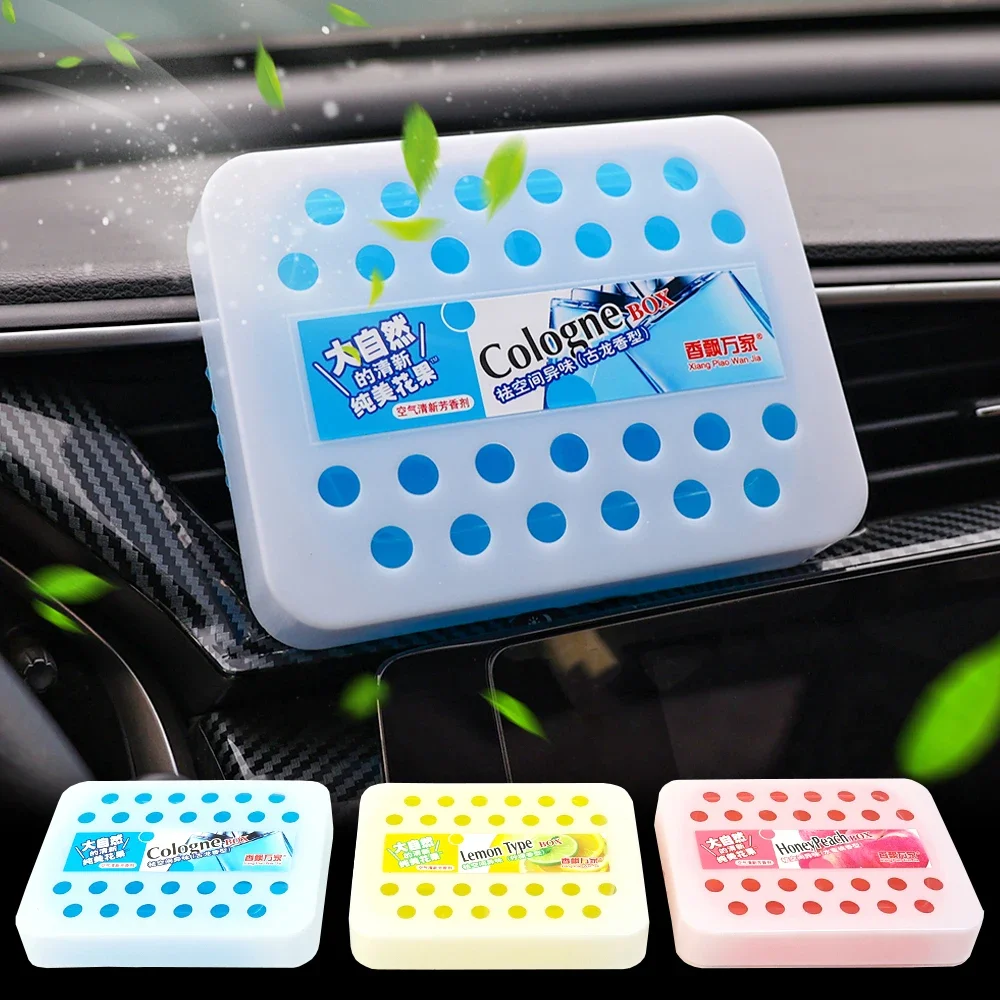 

Solid Car Aromatherapy Balm Natural Fruit Aroma Diffuser Long Lasting Fragrance Sterilization Deodorant Air Freshener Ornaments