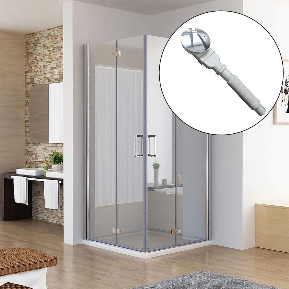 Shower Bathroom Tray Supply Trap Waste Waste Hole White 90mm Diameter ABS Drain Modern Parts Plastic Brand New