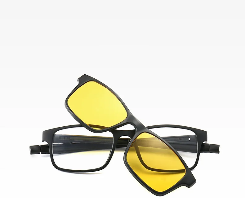 Myopie-Brille 5-teilige Magnetische Befestigung Polarisierte Clip-On-Brille Verstellbare Brille Basketball-Brille 2507A – Detail 17