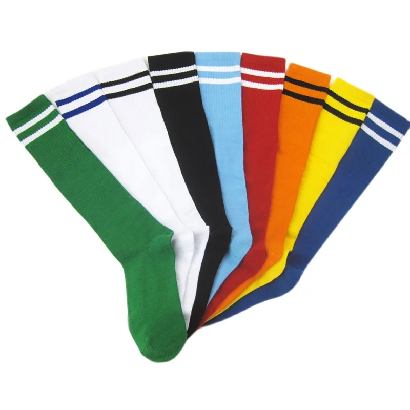 

Brothock Summer children soccer socks thin section cotton socks Sports socks boys football cheerleaders show boy socks stockings