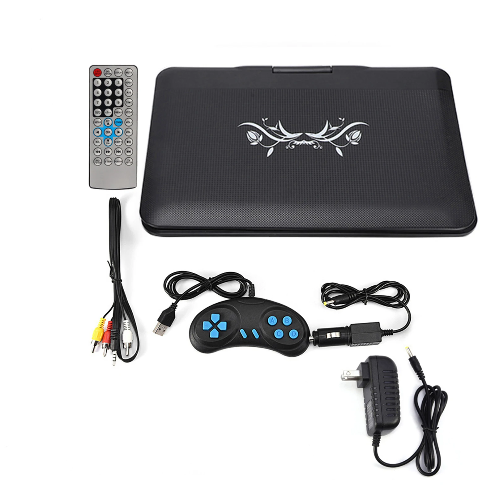Protable 10.1 Inch HD TV Player Portable Game DVD Player USB 800*480 Resolution 16:9 LCD Screen Media Player FM Radio Receiver